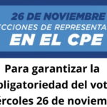 Este 26/11 𝘁𝗼𝗱𝘅𝘀 𝗮 𝘃𝗼𝘁𝗮𝗿