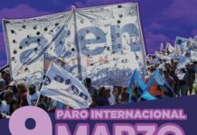 9 de Marzo en el Marco del Paro Internacional Paramos y Marchamos.