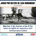 Juicio por Delitos de Lesa Humanidad.