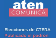 Elecciones de CTERA el 2 de septiembre